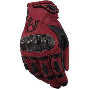 Maroon/Black XCR Gloves