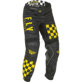 Black/Yellow/Red Rockstar Kinetic Mesh Pants