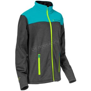 Women's Turquoise/Heather Gray Fusion G3 Mid-Layer Jacket