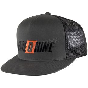 Gray Five O Nine Flat Billed Trucker Hat