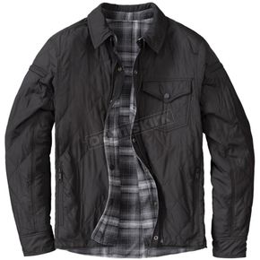 Black/Plaid Gray Morpheus Reversible Jacket