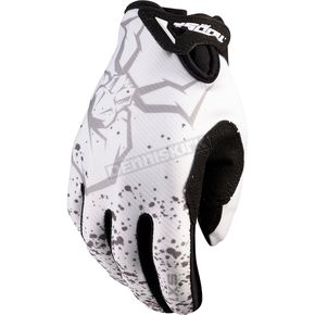 Youth White SX1 Gloves