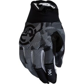 Black/White Youth MX1 Gloves