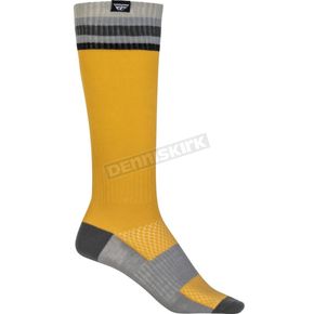 Youth Yellow Thick MX Socks