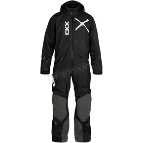 Black/Gray Elevation One-Piece Insulated Snowmobile Suit