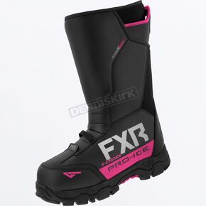 Black/Fuchsia X-Cross Pro-Ice Boots