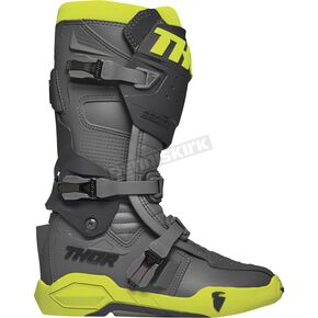Gray/Fluorescent Yellow Radial MX Boots