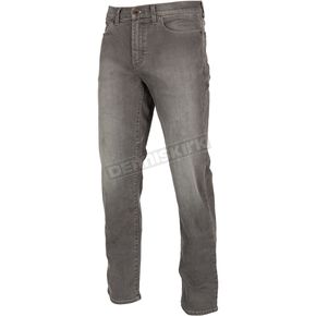 Steel Gray Unlimited Straight Stretch Denim Jeans