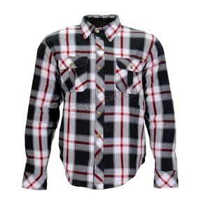 Red/White Armored Flannel Jacket