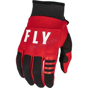 Youth Red/Black F-16 Gloves