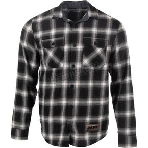 Black/Gray Basecamp Flannel Shirt