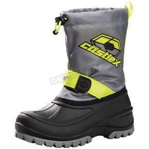 Youth Hi-Vis/Grey Element Boots