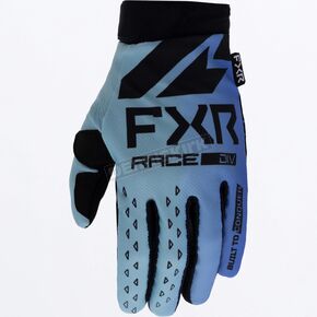 Youth Blue/Black Reflex MX Gloves