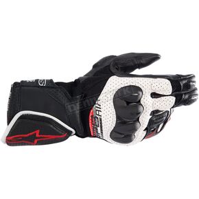 Black/White/Red SP-8 Air V3 Gloves