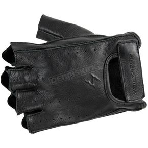 Black Half Cut Gloves
