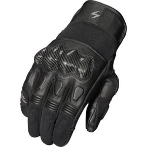 Black Hybrid Air Gloves