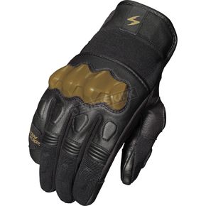 Black/Gold Hybrid Air Gloves