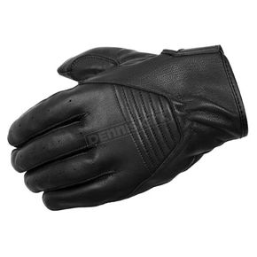 Black Short Cut Gloves
