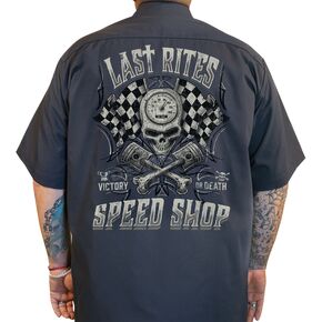 Gray Last Rites Shop Shirt