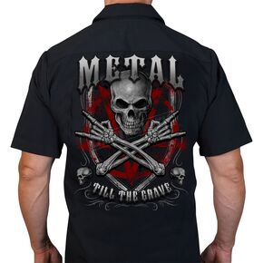 Metal Till the Grave Shop Shirt