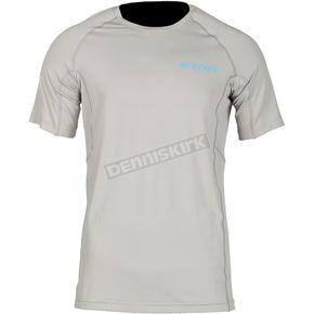 Monument Gray Aggressor Cool -1.0 Short Sleeve Base Layer Shirt