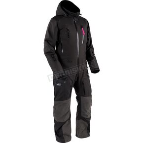 Women's Black Elevation One-Piece Insulated Snowmobile Suit