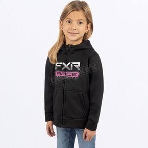 Toddler Black/Electric Pink Race Division Tech Hoody