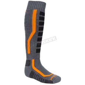 Castlerock/Strike Orange Aggressor 2.0 Sock