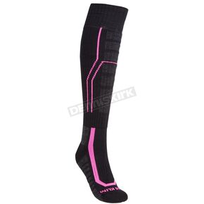 Women's Black/Knockout Pink Solstice 2.0 Socks