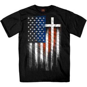 Black Flag & Cross T-Shirt