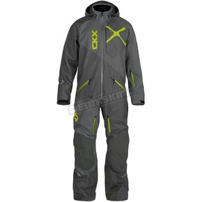 Charcoal/Green Elevation Zero One-Piece Non-Insulated Snowmobile Suit