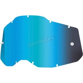 Replacement Blue Mirror Lens for Accuri 2/Racecraft 2/Strata 2 Goggles