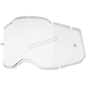Replacement Injected Clear  Lens for Accuri 2/Racecraft 2/Strata 2 Goggles