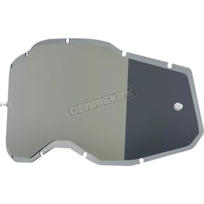 Replacement  Injected Silver Mirror Lens for Accuri 2/Racecraft 2/Strata 2 Goggles