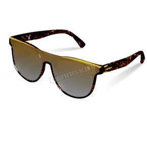 Gloss Tortoise Shell Esses Sunglasses w/Polarized Amber Gradient Lens