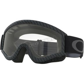 Carbon Fiber L-Frame MX Goggles w/Clear Lens