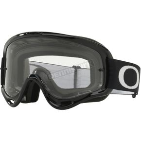 Jet Black O-Frame MX Goggles w/Clear Lens