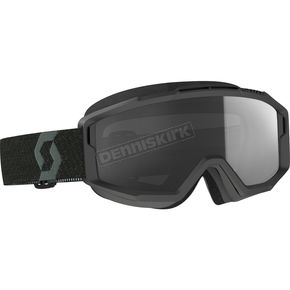 Black Split OTG Sand Dust Goggles w/Dark Grey Lens