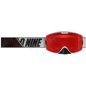 Racing Red Kingpin Goggles w/Red Mirror Smoke Tint Lens