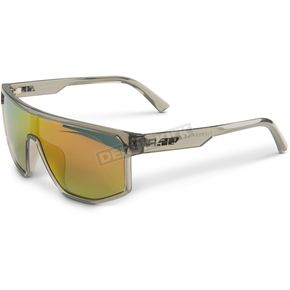 Gray Ops Element 5 Sunglasses w/Polarized Red Mirror Smoke Tint Lens