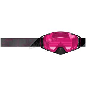 Raspberry Pop Aviator 2.0 Goggles w/Rasberry Mirror/Light Rose HCS Tint Lens 