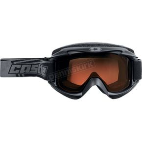 Matte Black Launch Snow Goggles w/Amber Lens