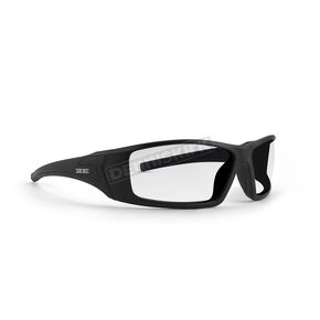Black 3 Sunglasses w/Clear Lens