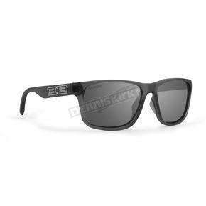 Black Delta Sunglasses w/Smoke Polarized Lens