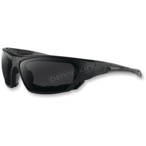 Matte Black Crossover Convertible Sunglasses/Goggles