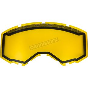 Yellow Vented Dual Replacement Lens for Zone Pro/Zone/Focus Goggles