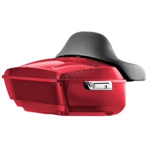 Ember Red Sunglo King Tour Pack W/Full Backrest & Chrome Hardware