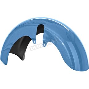 Frosted Teal 18 in. Wide Fat Tire Front Fender
