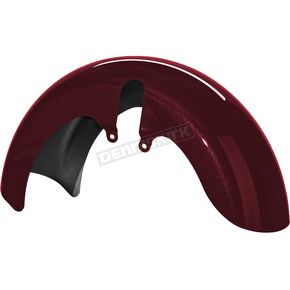 Hard Candy Hot Rod Red Flake 18 in. Wide Fat Tire Front Fender