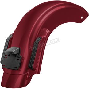 Hard Candy Hot Rod Red Flake Stretched Rear Fender System